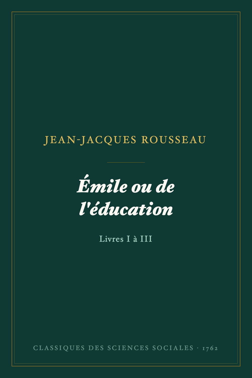 Émile ou de l'éducation