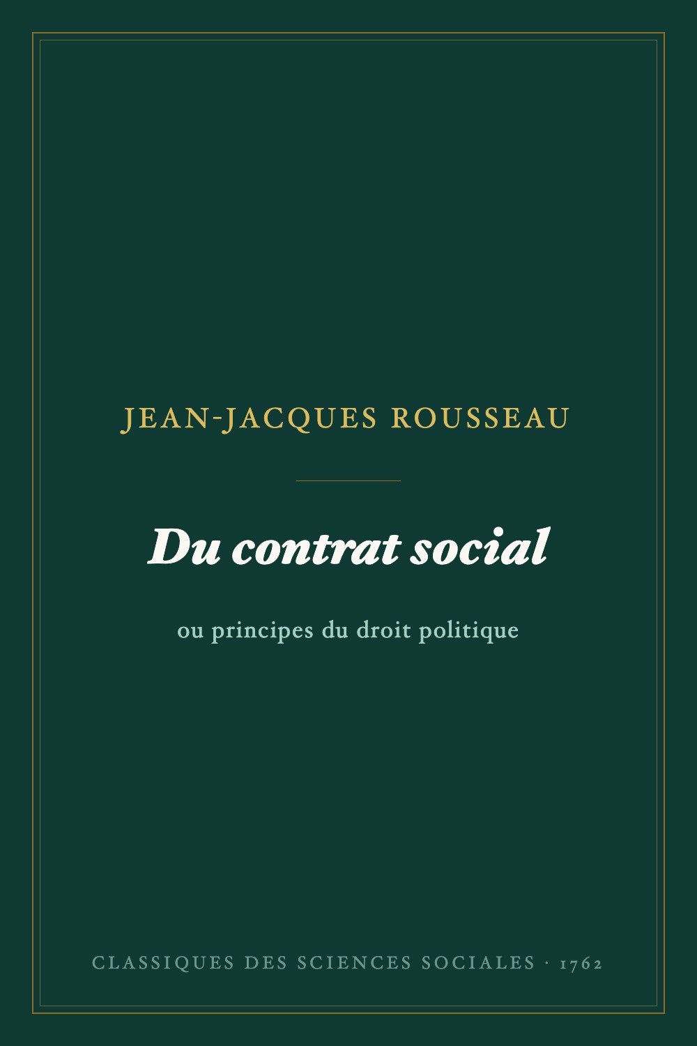 Du contrat social